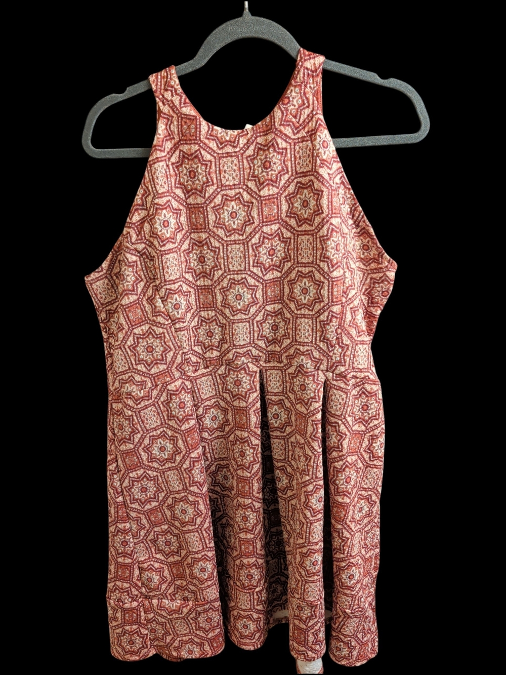 Exhilaration 2xl patterned and textured Skater Dress
